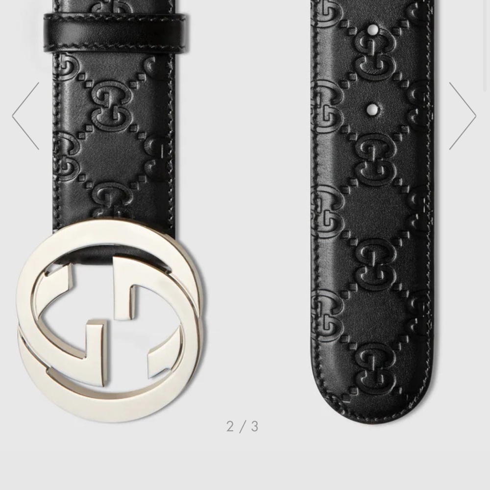 Gucci Signature leather belt